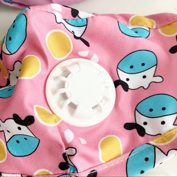 2 PC Girls Face Mask with filter - Picture 3 of 7